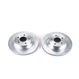 Power Stop 15-18 Mercedes-Benz CLS400 Rear Evolution Drilled & Slotted Rotors - Pair thumbnail 3