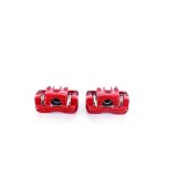 Power Stop 05-09 Hyundai Tucson Rear Red Calipers w/Brackets - Pair thumbnail 3