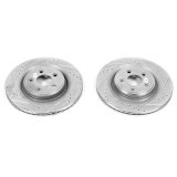 Power Stop 06-08 Jaguar S-Type Rear Evolution Drilled & Slotted Rotors - Pair thumbnail 1