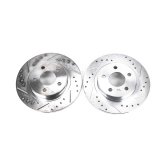 Power Stop 03-05 Buick Park Avenue Rear Evolution Drilled & Slotted Rotors - Pair thumbnail 1