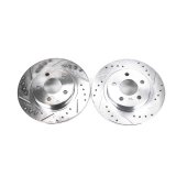 Power Stop 03-05 Buick Park Avenue Rear Evolution Drilled & Slotted Rotors - Pair thumbnail 2