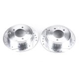 Power Stop 11-14 Chrysler 200 Rear Evolution Drilled & Slotted Rotors - Pair thumbnail 1