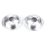 Power Stop 11-14 Chrysler 200 Rear Evolution Drilled & Slotted Rotors - Pair thumbnail 2