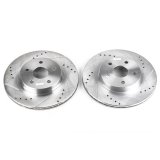 Power Stop 96-00 Toyota RAV4 Front Evolution Drilled & Slotted Rotors - Pair thumbnail 3