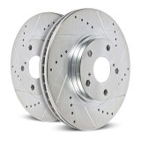 Power Stop 96-00 Toyota RAV4 Front Evolution Drilled & Slotted Rotors - Pair thumbnail 8