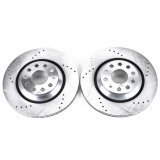 Power Stop 17-18 Audi RS3 Rear Evolution Drilled & Slotted Rotors - Pair thumbnail 1