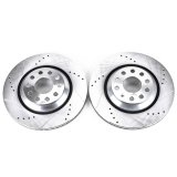 Power Stop 17-18 Audi RS3 Rear Evolution Drilled & Slotted Rotors - Pair thumbnail 2