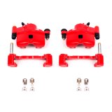 Power Stop 90-00 Honda Civic Front Red Calipers w/Brackets - Pair thumbnail 1