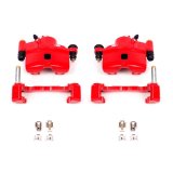 Power Stop 90-00 Honda Civic Front Red Calipers w/Brackets - Pair thumbnail 3