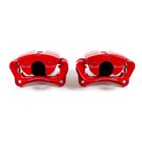 Power Stop 15-17 Chrysler 200 Front Red Calipers w/Brackets - Pair thumbnail 1