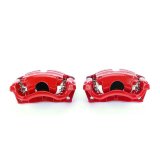 PowerStop Performance Powdercoated Brake Calipers for 2014-2018 3, 2016-2021 CX-3 - S7158 Calipers, Red Calipers, Stock Series, Cast Iron, Red Powdercoated, Front, Mazda, Pair thumbnail 3