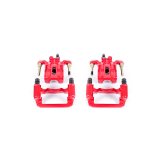 Power Stop 05-18 Nissan Frontier Rear Red Calipers w/Brackets - Pair thumbnail 1