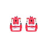 Power Stop 05-18 Nissan Frontier Rear Red Calipers w/Brackets - Pair thumbnail 2