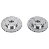 Power Stop 11-19 Ford Fiesta Front Evolution Drilled & Slotted Rotors - Pair thumbnail 2