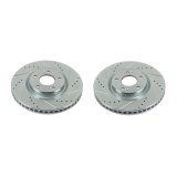 Power Stop 12-17 Hyundai Azera Front Evolution Drilled & Slotted Rotors - Pair thumbnail 1