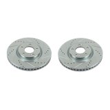 Power Stop 12-17 Hyundai Azera Front Evolution Drilled & Slotted Rotors - Pair thumbnail 2