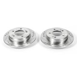 Power Stop 11-19 Hyundai Elantra Rear Evolution Drilled & Slotted Rotors - Pair thumbnail 2