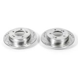 Power Stop 11-19 Hyundai Elantra Rear Evolution Drilled & Slotted Rotors - Pair thumbnail 3