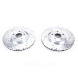Power Stop 15-19 Ford Edge Front Evolution Drilled & Slotted Rotors - Pair thumbnail 1