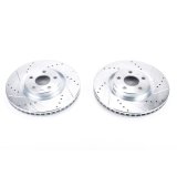 Power Stop 15-19 Ford Edge Front Evolution Drilled & Slotted Rotors - Pair thumbnail 3