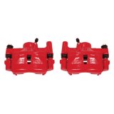 Power Stop 90-91 Lexus ES250 Rear Red Calipers w/Brackets - Pair thumbnail 1