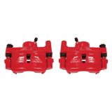 Power Stop 90-91 Lexus ES250 Rear Red Calipers w/Brackets - Pair thumbnail 3