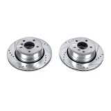 Power Stop 06-07 BMW 525xi Rear Evolution Drilled & Slotted Rotors - Pair thumbnail 1