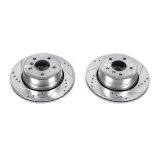 Power Stop 06-07 BMW 525xi Rear Evolution Drilled & Slotted Rotors - Pair thumbnail 3