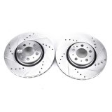 Power Stop 08-09 Volvo S60 Front Evolution Drilled & Slotted Rotors - Pair thumbnail 1
