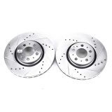 Power Stop 08-09 Volvo S60 Front Evolution Drilled & Slotted Rotors - Pair thumbnail 2