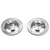 Power Stop 91-93 Eagle GTX Front Evolution Drilled & Slotted Rotors - Pair thumbnail 2