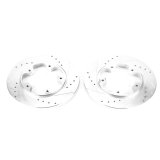 Power Stop 15-19 Ford Transit-150 Rear Evolution Drilled & Slotted Rotors - Pair thumbnail 1