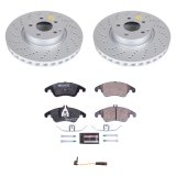 Power Stop 2014 Mercedes-Benz C300 Front Euro-Stop Brake Kit thumbnail 1