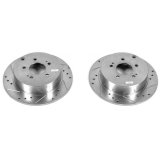 Power Stop 04-08 Mitsubishi Endeavor Rear Evolution Drilled & Slotted Rotors - Pair thumbnail 1