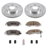 Power Stop 97-01 Acura Integra Front Z26 Street Warrior Brake Kit thumbnail 1