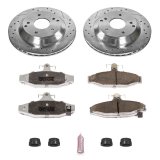 Power Stop 88-96 Chevrolet Corvette Rear Z26 Street Warrior Brake Kit thumbnail 1