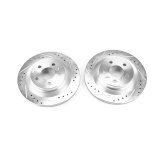 Power Stop 16-18 BMW X1 Rear Evolution Drilled & Slotted Rotors - Pair thumbnail 1