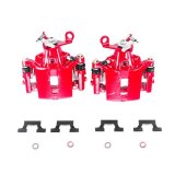 Power Stop 03-05 Jaguar S-Type Rear Red Calipers w/Brackets - Pair thumbnail 3