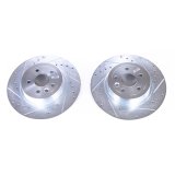 Power Stop 16-18 Land Rover Range Rover Evoque Rear Evolution Drilled & Slotted Rotors - Pair thumbnail 1