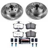 Power Stop 96-97 Audi A4 Rear Z26 Street Warrior Brake Kit thumbnail 1