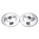 Power Stop 07-15 Mazda CX-9 Rear Evolution Drilled & Slotted Rotors - Pair thumbnail 1