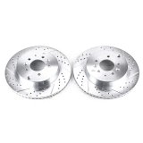 Power Stop 07-15 Mazda CX-9 Rear Evolution Drilled & Slotted Rotors - Pair thumbnail 2