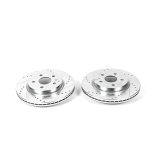 Power Stop 2010 Buick Allure Rear Evolution Drilled & Slotted Rotors - Pair thumbnail 1