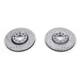 Power Stop 15-17 Chrysler 200 Front Evolution Drilled & Slotted Rotors - Pair thumbnail 1