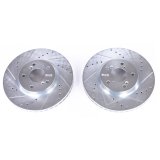 Power Stop 06-14 Honda Ridgeline Front Evolution Drilled & Slotted Rotors - Pair thumbnail 1