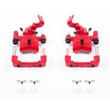Power Stop 90-93 Mazda Miata Rear Red Calipers w/Brackets - Pair thumbnail 1
