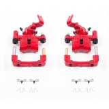 Power Stop 90-93 Mazda Miata Rear Red Calipers w/Brackets - Pair thumbnail 3