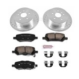 Power Stop 09-16 Toyota Venza Rear Z23 Evolution Sport Brake Kit thumbnail 1
