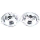 Power Stop 17-18 Genesis G80 Rear Evolution Drilled & Slotted Rotors - Pair thumbnail 3