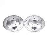 Power Stop 05-09 Buick Allure Rear Evolution Drilled & Slotted Rotors - Pair thumbnail 2